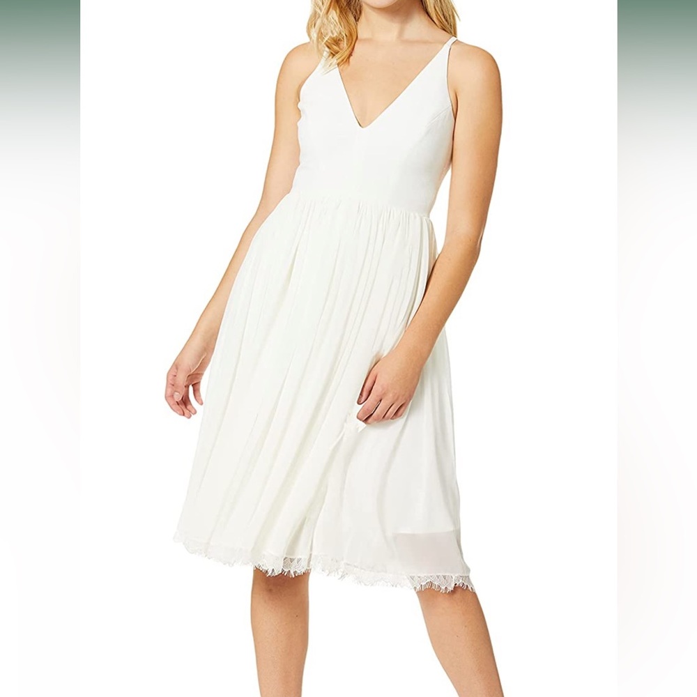 Dress The Population white Alicia dress